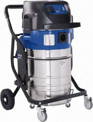 Nilfisk - 19 Gal Plastic Tank, Electric Powered Wet/Dry Vacuum - 1.34 Peak hp, 120 Volt, 8.3 Amps, 16' Hose Fitting, Automatic Filter Clean Delivers a Filter Pulse Every 15 Seconds, Accessories Included - Eagle Tool & Supply