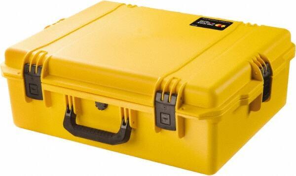 Pelican Products, Inc. - 19-45/64" Wide x 8-39/64" High, Clamshell Hard Case - Yellow, HPX High Performance Resin - Eagle Tool & Supply