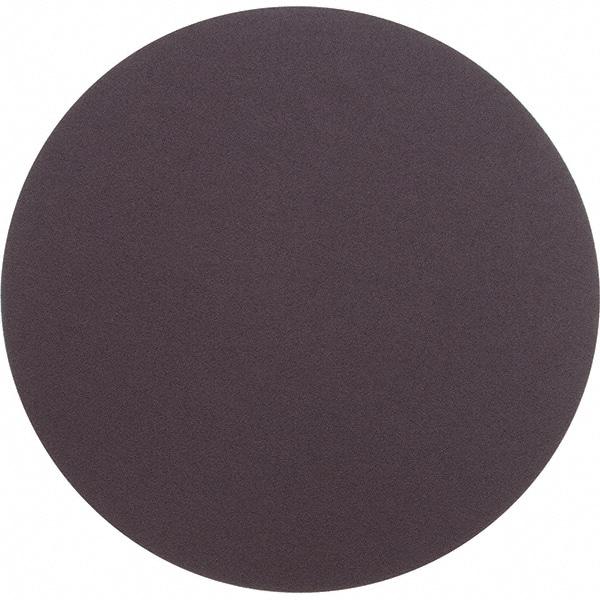 Superior Abrasives - 12" Diam, 100 Grit Aluminum Oxide Adhesive PSA Disc - Fine Grade, Brown, Cloth Backing, Flexible - Eagle Tool & Supply