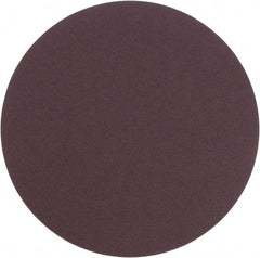 Superior Abrasives - 12" Diam, 80 Grit Aluminum Oxide Adhesive PSA Disc - Medium Grade, Brown, Cloth Backing, Flexible - Eagle Tool & Supply