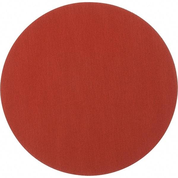 Superior Abrasives - 12" Diam, 60 Grit Ceramic Adhesive PSA Disc - Medium, Cloth Backing, Flexible - Eagle Tool & Supply