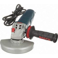 Bosch - 6" Wheel Diam, 9,300 RPM, Corded Angle & Disc Grinder - 5/8-11 Spindle, 120 Volts, 13 Amps - Eagle Tool & Supply