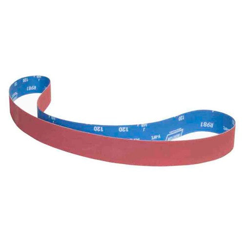 2″ × 72″ SG R981 Narrow Belt 120 Grit Ceramic Aluminum Oxide - Eagle Tool & Supply