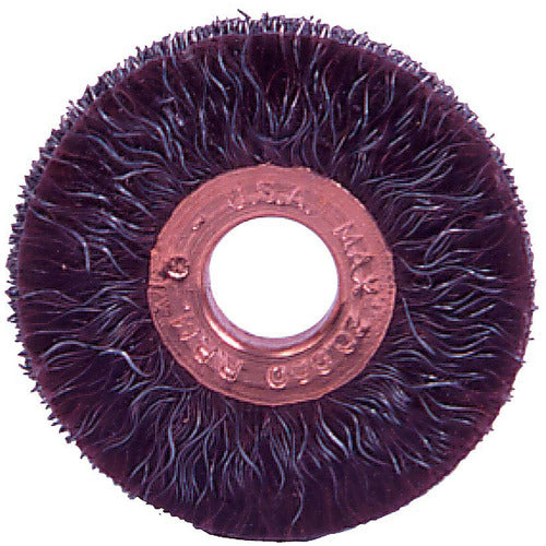 1-1/4″ Polyflex Encapsulated Small Diameter Crimped Wire Wheel, .008″ Steel Fill, 3/8″ Arbor Hole - Eagle Tool & Supply