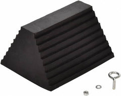 Vestil - 9-1/4" Wide x 6" High x 8" Deep, Rubber Wheel Chock - Eagle Tool & Supply