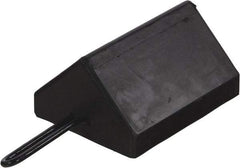Vestil - 15-1/8" Wide x 4-7/8" High x 7-3/8" Deep, Rubber Wheel Chock - Eagle Tool & Supply