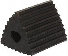 Vestil - 6-1/2" Wide x 4-3/4" High x 4-1/4" Deep, Rubber Wheel Chock - Eagle Tool & Supply