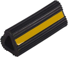 Vestil - 4-3/16" Wide x 3-15/16" High x 10" Deep, Rubber Wheel Chock - Eagle Tool & Supply