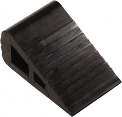Vestil - 4" Wide x 3" High x 6-1/2" Deep, Rubber Wheel Chock - Eagle Tool & Supply