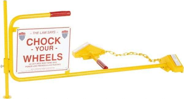 Vestil - 40-1/16" Wide x 20-1/8" High x 45" Deep, Steel Wheel Chock - Eagle Tool & Supply