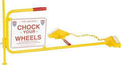 Vestil - 40-1/16" Wide x 20-1/8" High x 45" Deep, Steel Wheel Chock - Eagle Tool & Supply