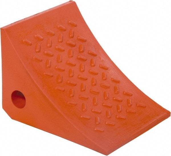Vestil - 7" Wide x 6" High x 8" Deep, Urethane Wheel Chock - Eagle Tool & Supply