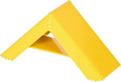 Vestil - 6" Wide x 9-1/16" High x 17-5/16" Deep, Steel Wheel Chock - Eagle Tool & Supply