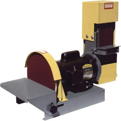 Kalamazoo - 36" Long x 4" Wide Belt, 10" Diam, Combination Sanding Machine - 1/2 hp, Single Phase - Eagle Tool & Supply