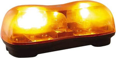 Buyers Products - 320 FPM, Magnetic Mount Emergency Halogen Lightbar Assembly - Powered by 12 to 24 Volts, Amber - Eagle Tool & Supply