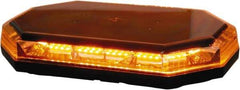 Buyers Products - Variable Flash Rate, Magnetic or Permanent Mount Emergency LED Lightbar Assembly - Powered by DC, Amber & Clear - Eagle Tool & Supply