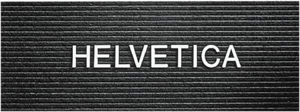 Quartet - Plastic Letter Kits Type: Reusable Letters Display Size: 1/2 (Inch) - Eagle Tool & Supply