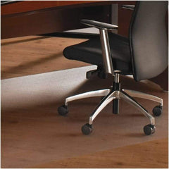 Floortex - 60" Long x 60" Wide, Chair Mat - Square, Straight Edge Style - Eagle Tool & Supply