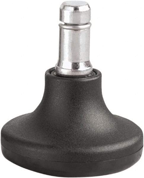 Master Caster - Matte Black Caster Set - For Wood & Tubular Metal Chairs & Office Furniture - Eagle Tool & Supply