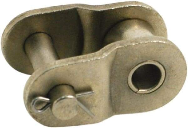 Tritan - 1-1/4" Pitch, ANSI 100, Roller Chain Offset Link - For Use with Single Strand Chain - Eagle Tool & Supply