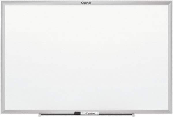 Quartet - 48" High x 72" Wide Magnetic Dry Erase Board - Steel, Includes Z-Bracket - Eagle Tool & Supply