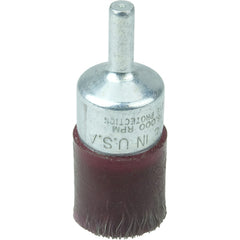 3/4″ Polyflex Encapsulated Crimped Wire End Brush, .0104″ Steel Fill - Eagle Tool & Supply