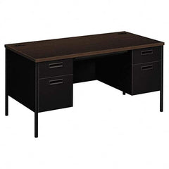 Hon - Office Desks Type: Double Pedestal Desk Center Draw: Yes - Eagle Tool & Supply