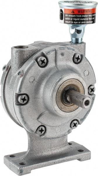 Gast - 3/4 hp Counterclockwise Foot Air Actuated Motor - 3,000 Max RPM, 1.13" Shaft Length, 4.94" OAL, 1/2" Shaft Diam - Eagle Tool & Supply