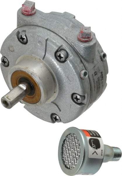 Gast - 3/4 hp Clockwise Hub Air Actuated Motor - 3,000 Max RPM, 1.13" Shaft Length, 4.94" OAL, 1/2" Shaft Diam - Eagle Tool & Supply