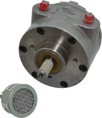 Gast - 1-1/2 hp Reversible Face Air Actuated Motor - 3,000 Max RPM, 1.12" Shaft Length, 5.81" OAL, 1/2" Shaft Diam - Eagle Tool & Supply