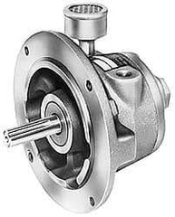 Gast - 4 hp Reversible NEMA 56C Air Actuated Motor - 3,000 Max RPM, 2.06" Shaft Length, 8.29" OAL, 5/8" Shaft Diam - Eagle Tool & Supply