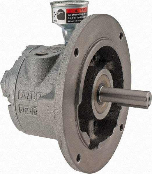 Gast - 1-1/2 hp Reversible NEMA 56C Air Actuated Motor - 3,000 Max RPM, 2.06" Shaft Length, 6.69" OAL, 5/8" Shaft Diam - Eagle Tool & Supply
