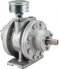 Gast - 5 hp Reversible Foot Air Actuated Motor - 2,500 Max RPM, 1.53" Shaft Length, 8.41" OAL, 3/4" Shaft Diam - Eagle Tool & Supply