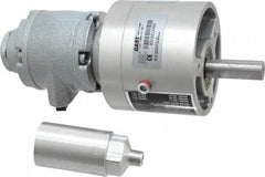 Gast - 1/3 hp Reversible Face Air Actuated Motor - 15:1 Gear Ratio, 400 Max RPM, 7.31" OAL, 1/2" Shaft Diam - Eagle Tool & Supply