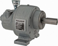 Gast - 1-1/4 hp Reversible Face/Foot Air Actuated Motor - 15:1 Gear Ratio, 200 Max RPM, 11.56" OAL, 1" Shaft Diam - Eagle Tool & Supply