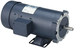 Leeson - 1 Max hp, 3,450 Max RPM, Electric AC DC Motor - 115, 208, 230 V Input, Single Phase, 56 Frame - Eagle Tool & Supply