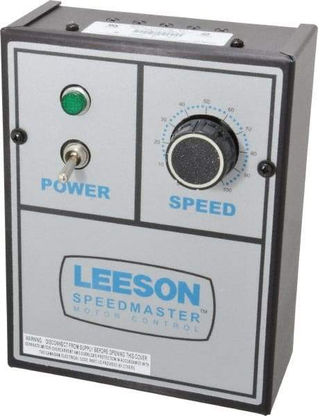 Leeson - Electric AC DC Motor - 208, 230, 460 V Input - Eagle Tool & Supply