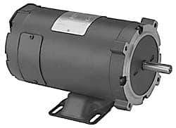 Leeson - 1,800 Max RPM, Electric AC DC Motor - 24 V Input, 56C Frame - Eagle Tool & Supply