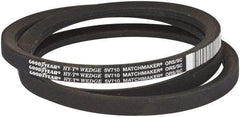 Continental ContiTech - Section 5V, 71" Outside Length, V-Belt - Fiber Reinforced Wingprene Rubber, HY-T Wedge MatchmakerEnvelope, No. 5V710 - Eagle Tool & Supply