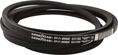 Continental ContiTech - Section 5V, 170" Outside Length, V-Belt - Fiber Reinforced Wingprene Rubber, HY-T Wedge MatchmakerEnvelope, No. 5V1700 - Eagle Tool & Supply