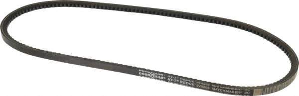 Continental ContiTech - Section 3VX, 36" Outside Length, V-Belt - Fiber Reinforced Wingprene Rubber, HY-T Wedge Matchmaker Cogged, No. 3VX355 - Eagle Tool & Supply