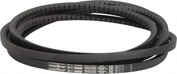 Continental ContiTech - Section 5VX, 200" Outside Length, V-Belt - Fiber Reinforced Wingprene Rubber, HY-T Wedge Matchmaker Cogged, No. 5VX2000 - Eagle Tool & Supply