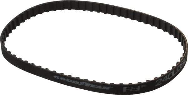 Continental ContiTech - Section L, 1/2" Wide, Timing Belt - Helanca Weave Stretch Nylon, L Series Belts Positive Drive, No. 240L - Eagle Tool & Supply