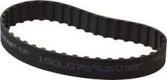 Continental ContiTech - Section L, 3/4" Wide, Timing Belt - Helanca Weave Stretch Nylon, L Series Belts Positive Drive, No. 150L - Eagle Tool & Supply