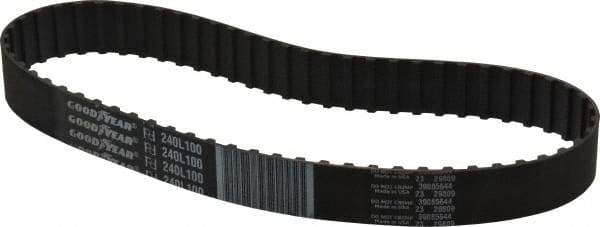 Continental ContiTech - Section L, 1" Wide, Timing Belt - Helanca Weave Stretch Nylon, L Series Belts Positive Drive, No. 240L - Eagle Tool & Supply