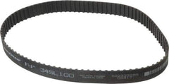 Continental ContiTech - Section L, 1" Wide, Timing Belt - Helanca Weave Stretch Nylon, L Series Belts Positive Drive, No. 345L - Eagle Tool & Supply