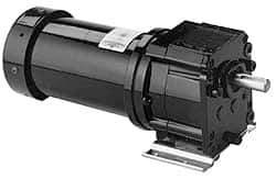 Leeson - 1/15 Max hp, 30 Max RPM, Electric AC DC Motor - 115 V Input, Single Phase, 38D Frame - Eagle Tool & Supply