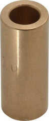 Made in USA - 5/16" Inside x 1/2" Outside Diam, Cast Bronze Sleeve Bearing - 1-1/4" OAL - Eagle Tool & Supply