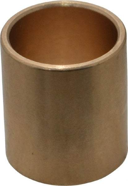 Made in USA - 3/4" Inside x 7/8" Outside Diam, Cast Bronze Sleeve Bearing - 1" OAL - Eagle Tool & Supply