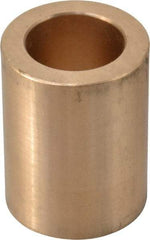 Made in USA - 3/4" Inside x 1-1/8" Outside Diam, Cast Bronze Sleeve Bearing - 1-1/2" OAL - Eagle Tool & Supply